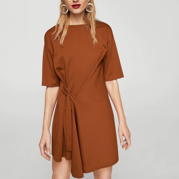 Mango Dresses & Skirts - NWT Mango Decorative Buckle Midi Dress